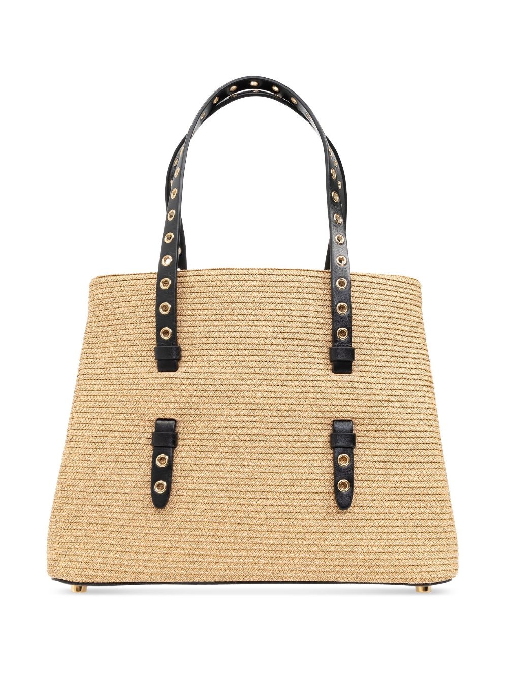 Mina 25 straw tote bag - 3