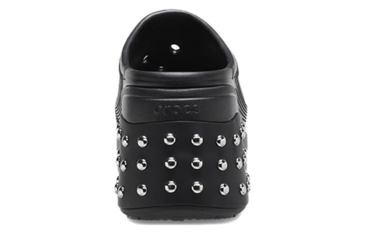 (WMNS) Crocs Siren Studded Clogs 'Black' 209017 - 5