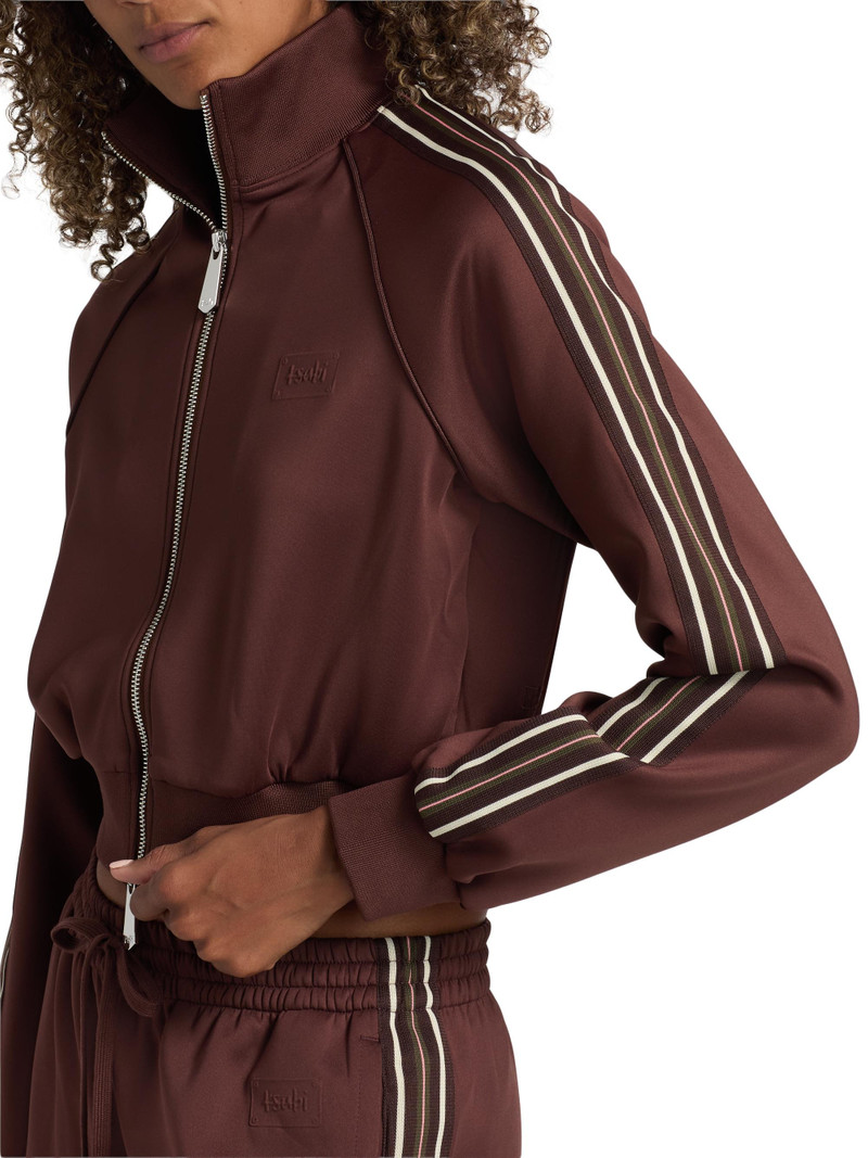 Women's Future Memory Crop Trak Jacket - Brown 6