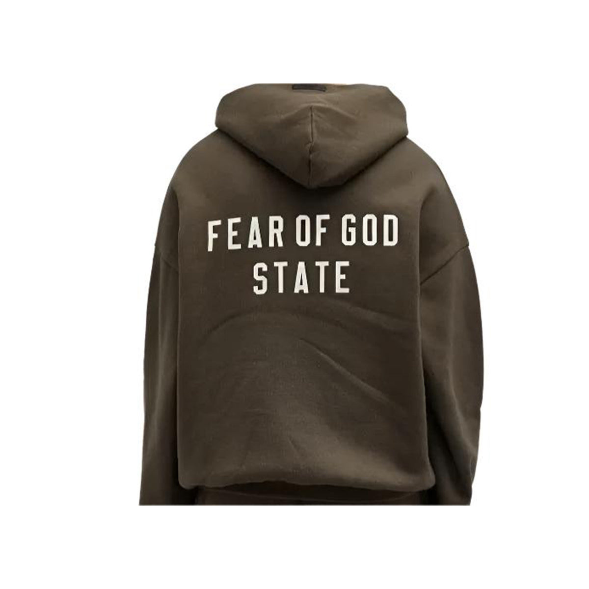 HEAVY FLEECE FULL-ZIP HOODIE (BROWN) - 3