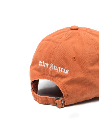 Palm Angels distressed logo-embroidered cap outlook