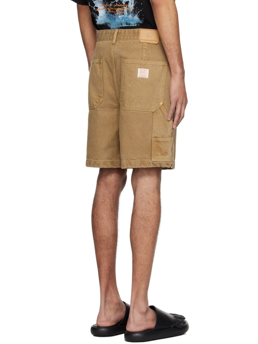 Tan Hammer Loop Shorts - 3