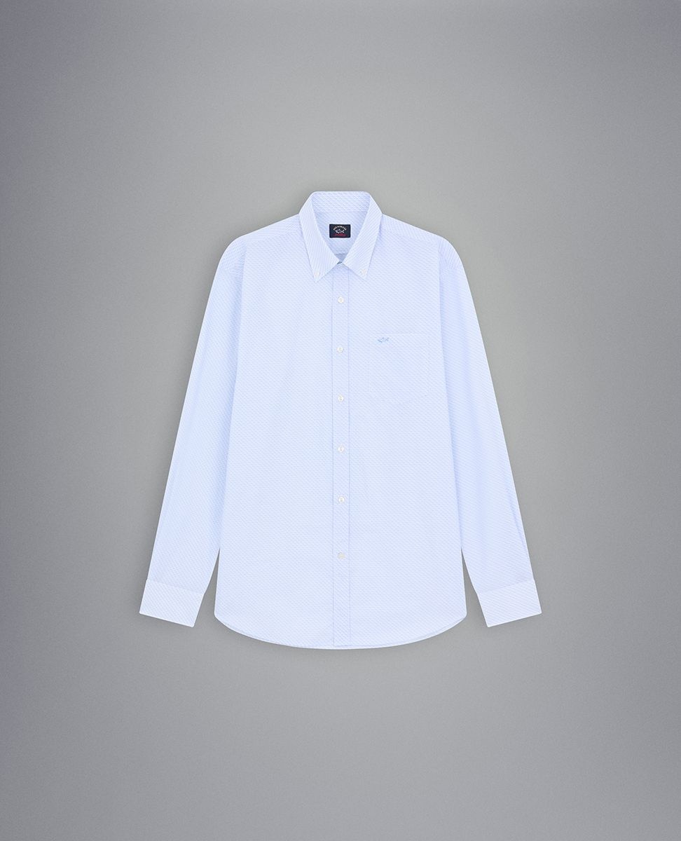 Cotton Poplin printed Shirt - 1