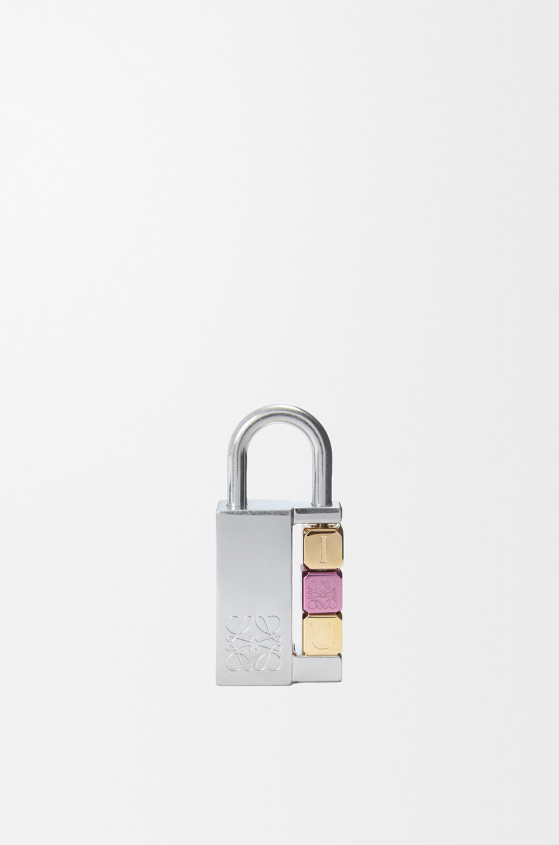 Loewe Padlock charm in brass outlook
