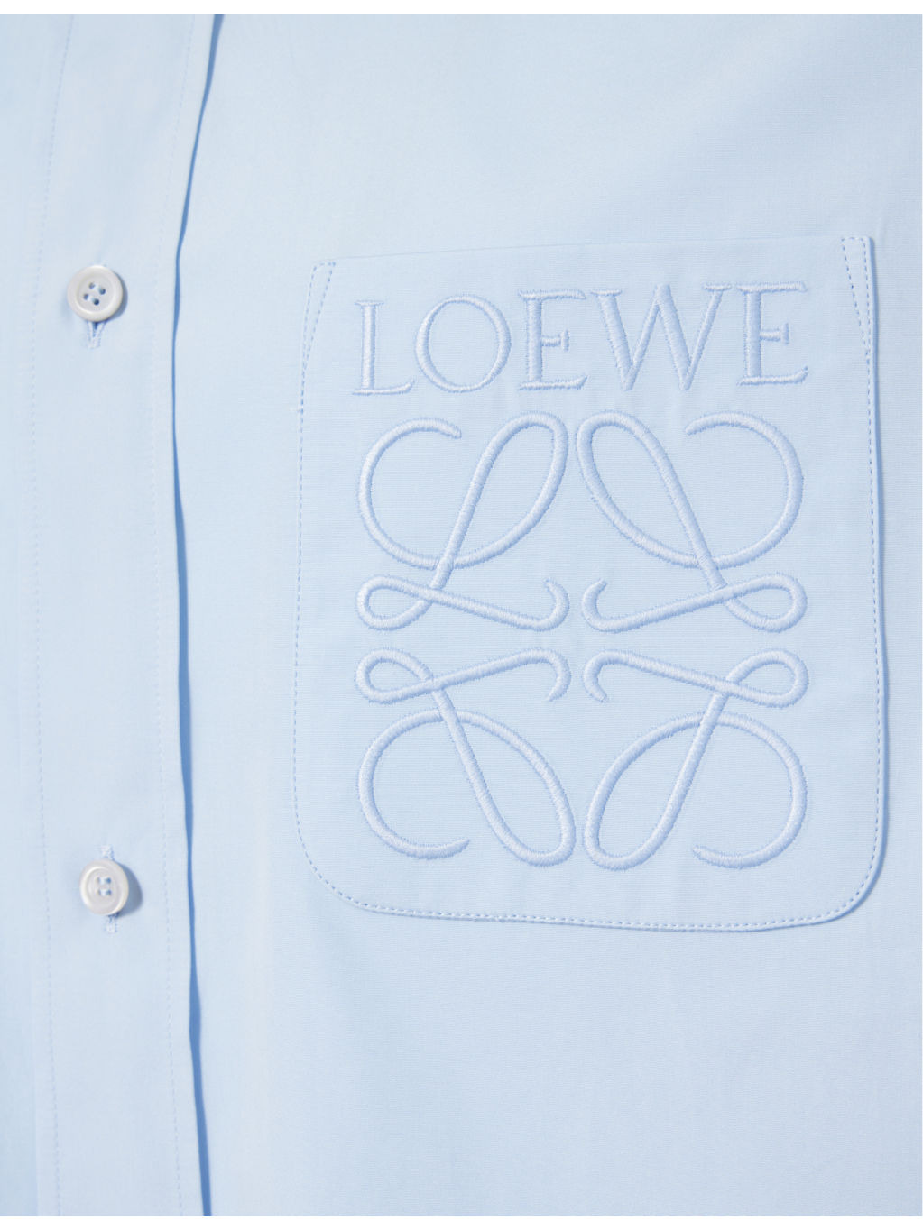 Brand-Embroidered Spread-Collar Cotton Shirt - 7