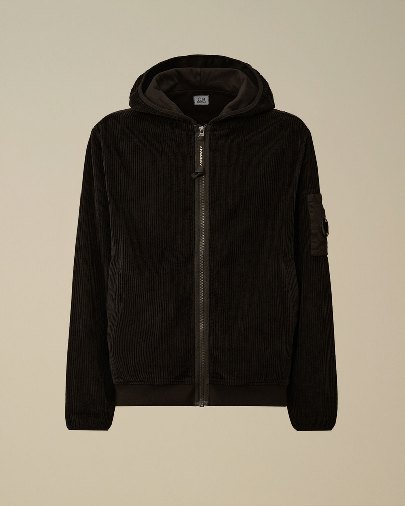 Corduroy 350 Full Zip Hooded Sweatshirt 1