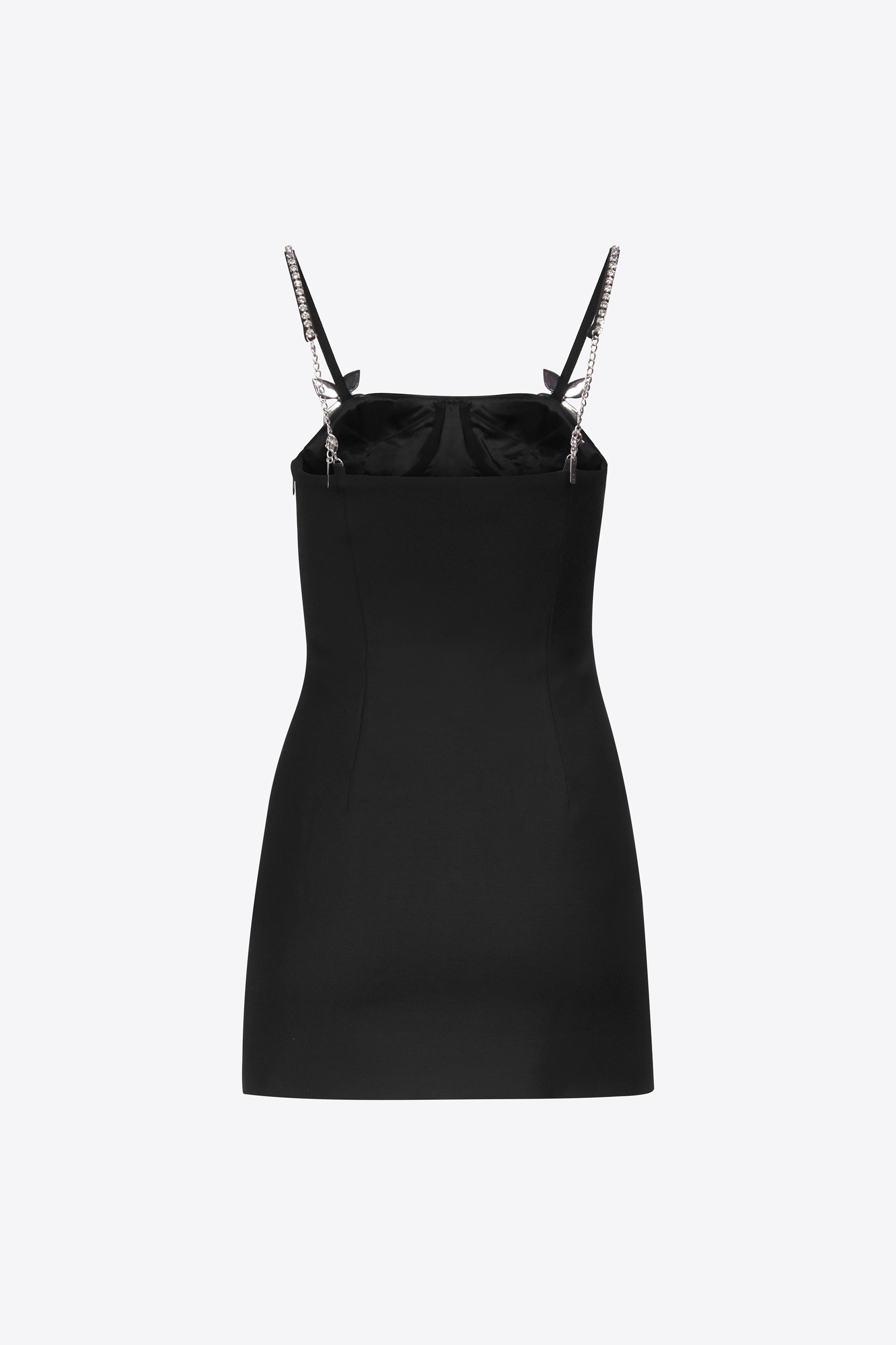 BUTTERFLY CRYSTAL MINI DRESS - 2