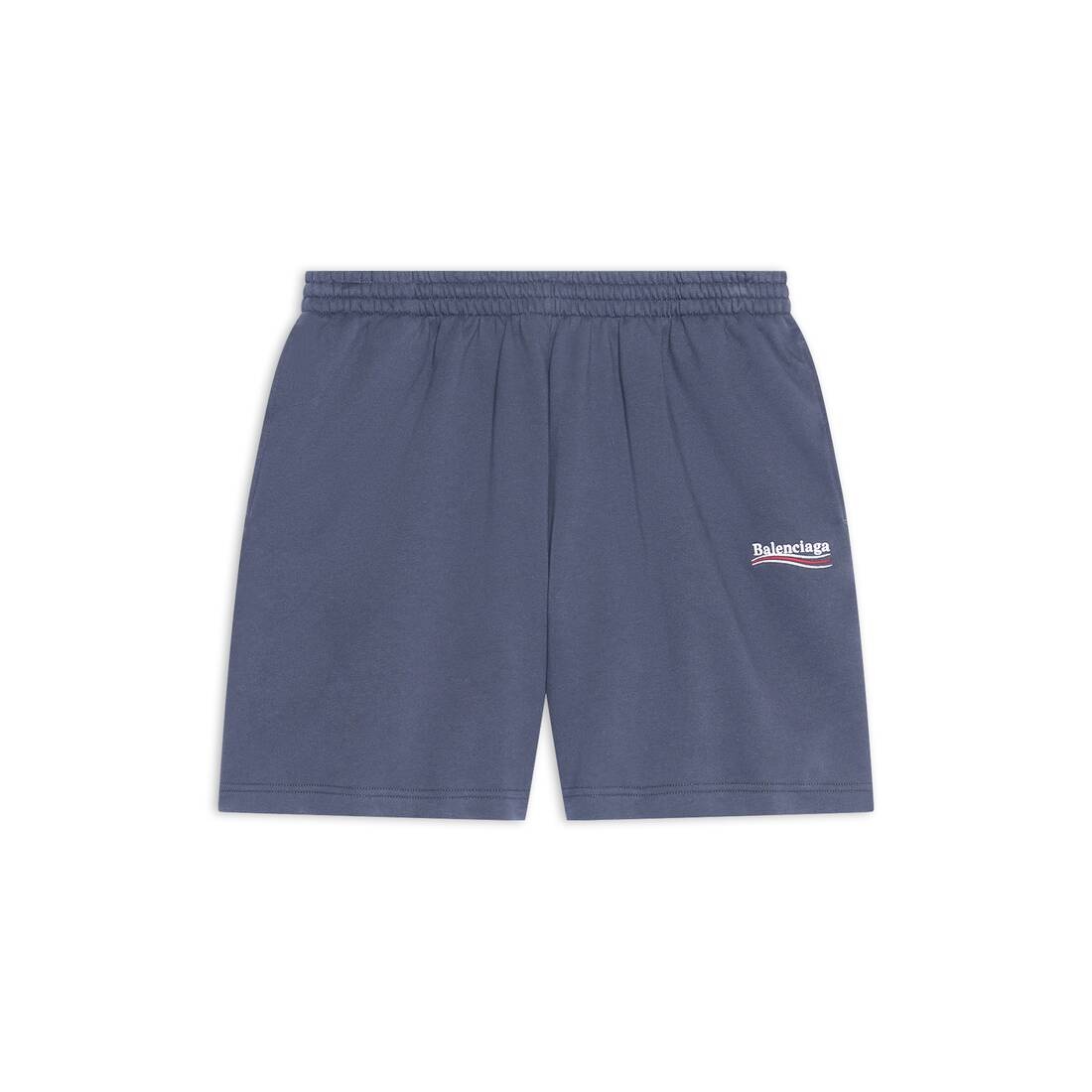 Men's Political Campaign Sweat Shorts in Grey - 1