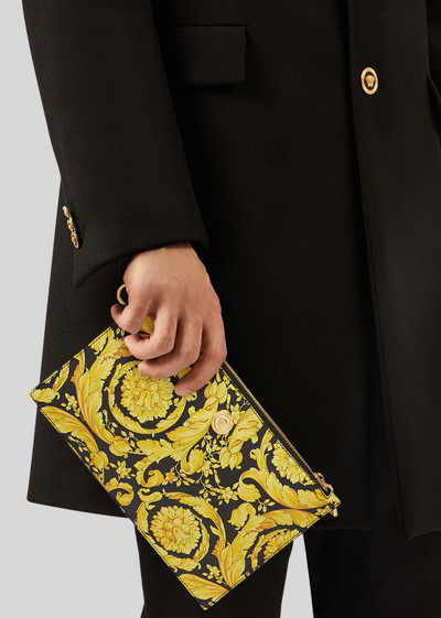 VERSACE Barocco Print Leather Pouch outlook