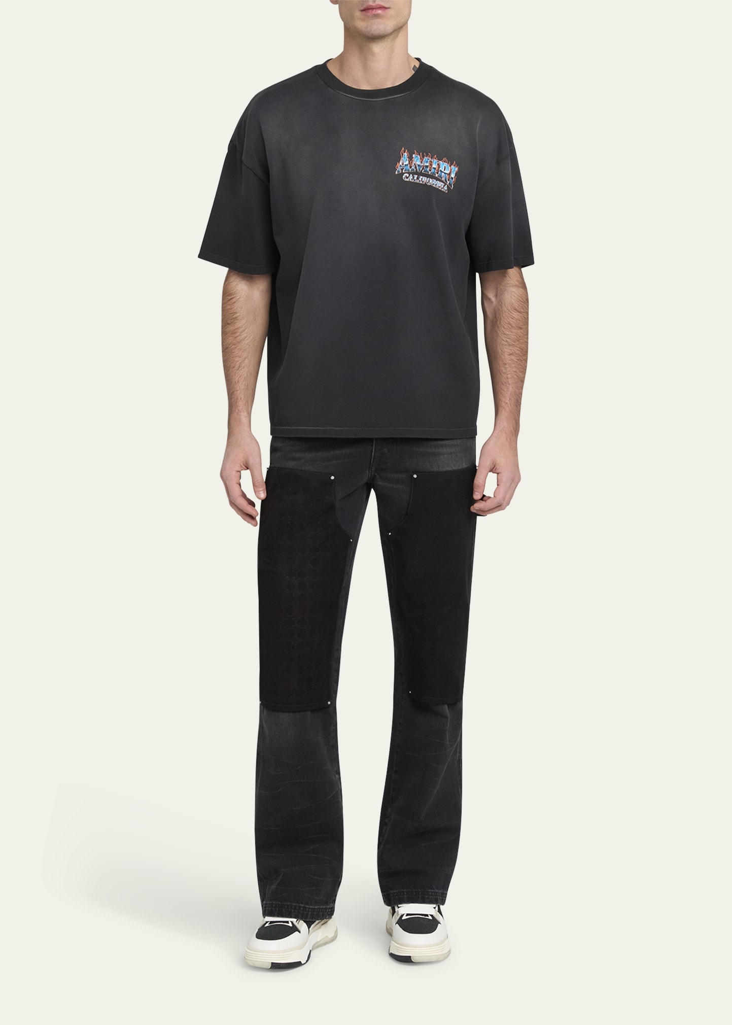 Men's MA Quad Suede Panel Carpenter Jeans - 2