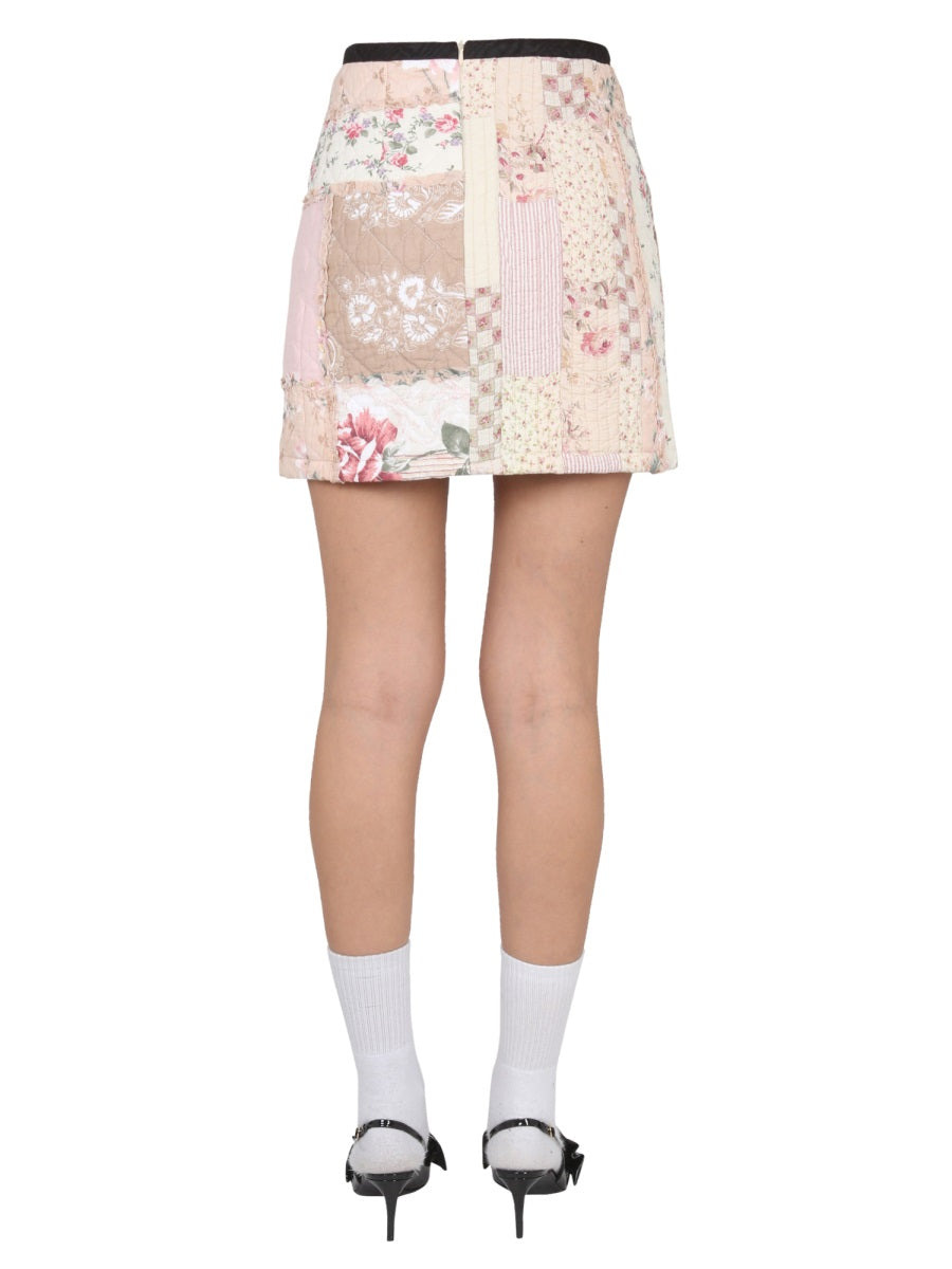 Marine Serre Women Mini Boutis Skirt - 4