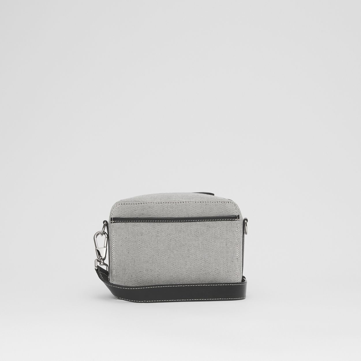 Horseferry Print Canvas and Leather Crossbody Bag - 8