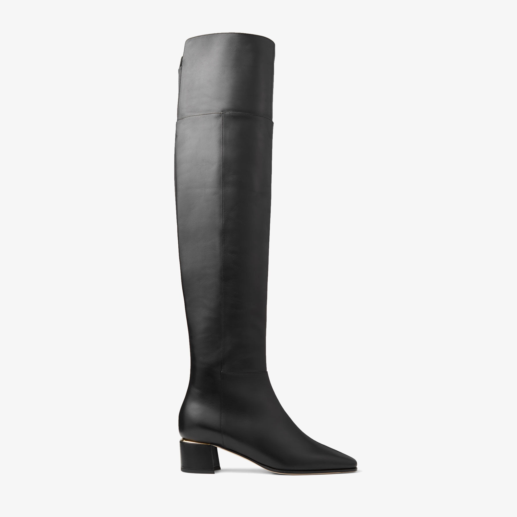 Loren Over The Knee 45
Black Calf Leather Over-The-Knee Boots - 1
