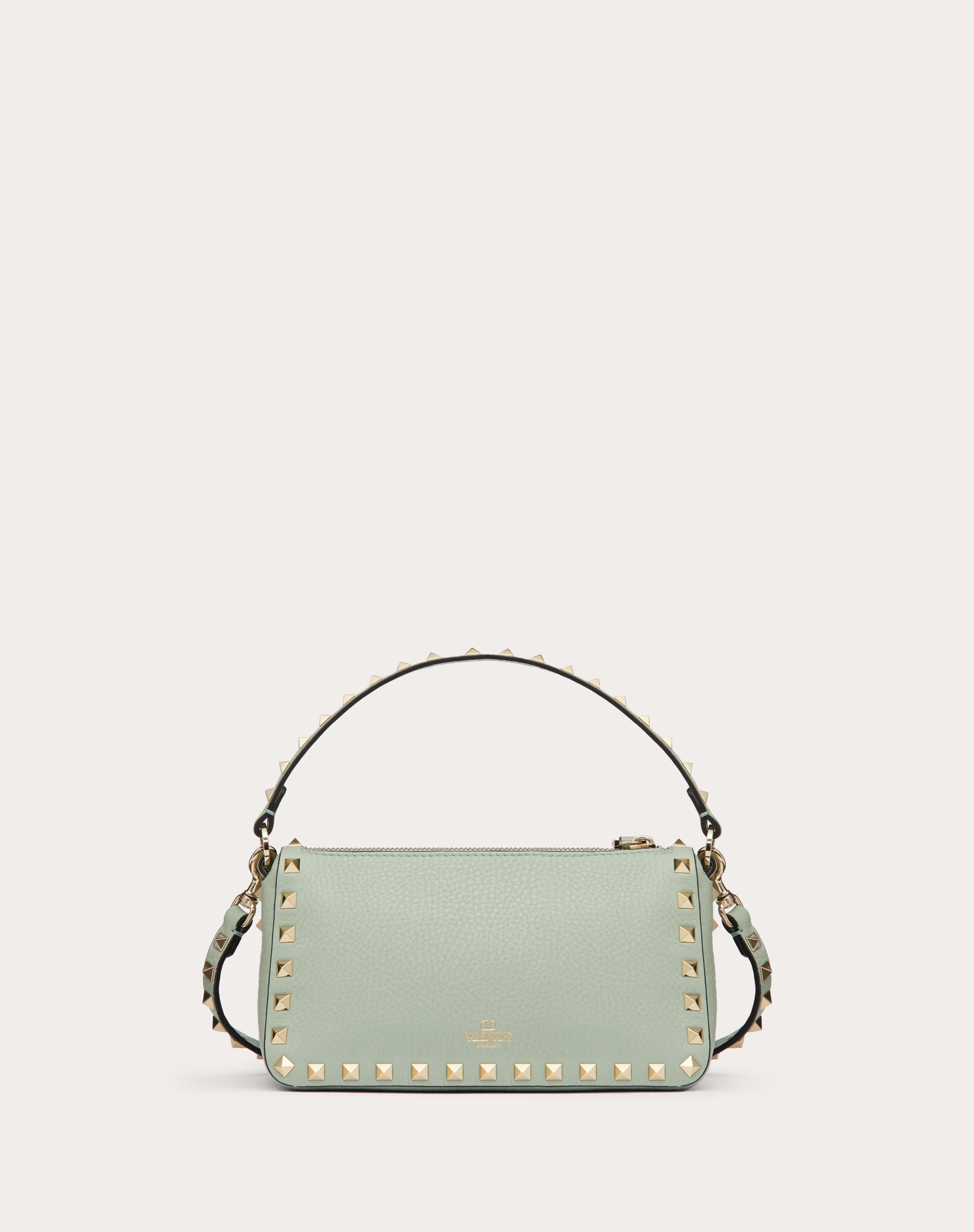 SMALL ROCKSTUD GRAINY CALFSKIN CROSSBODY BAG - 4