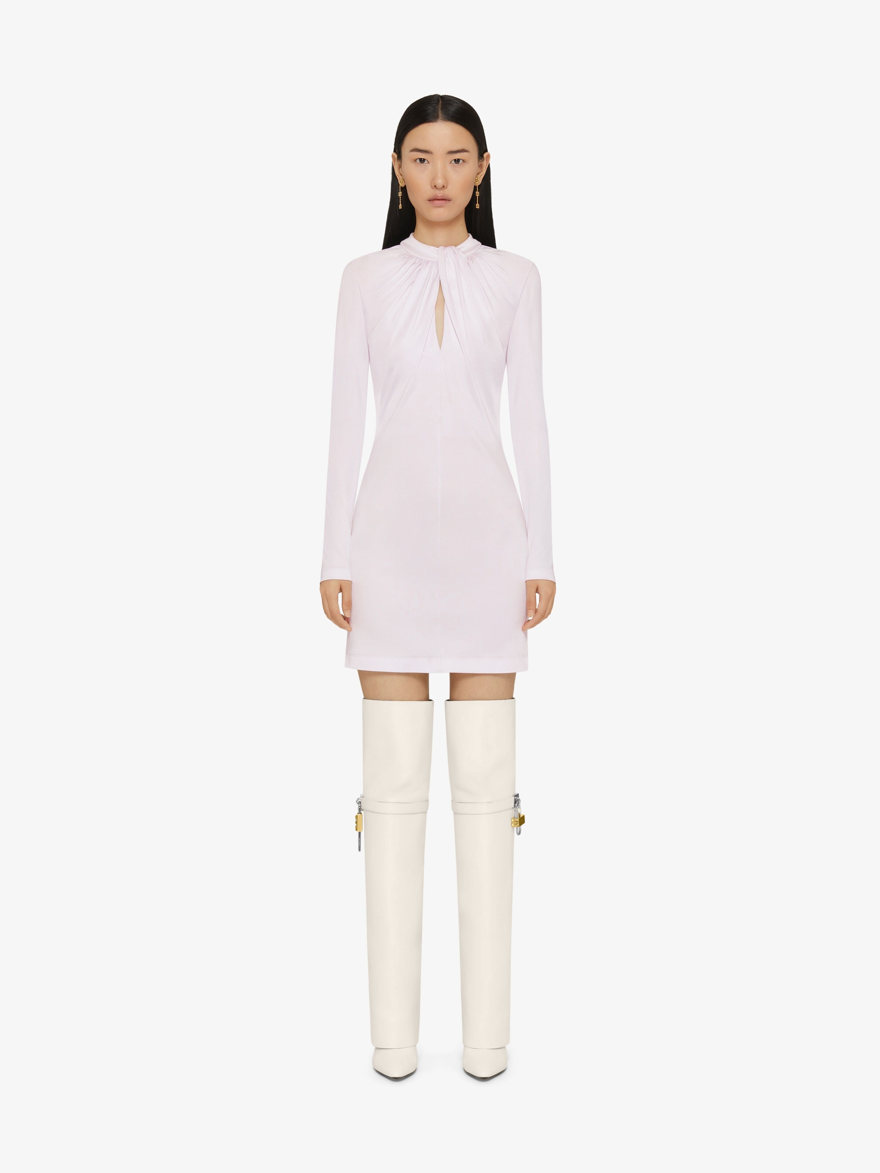 DRAPED DRESS IN JERSEY - 2