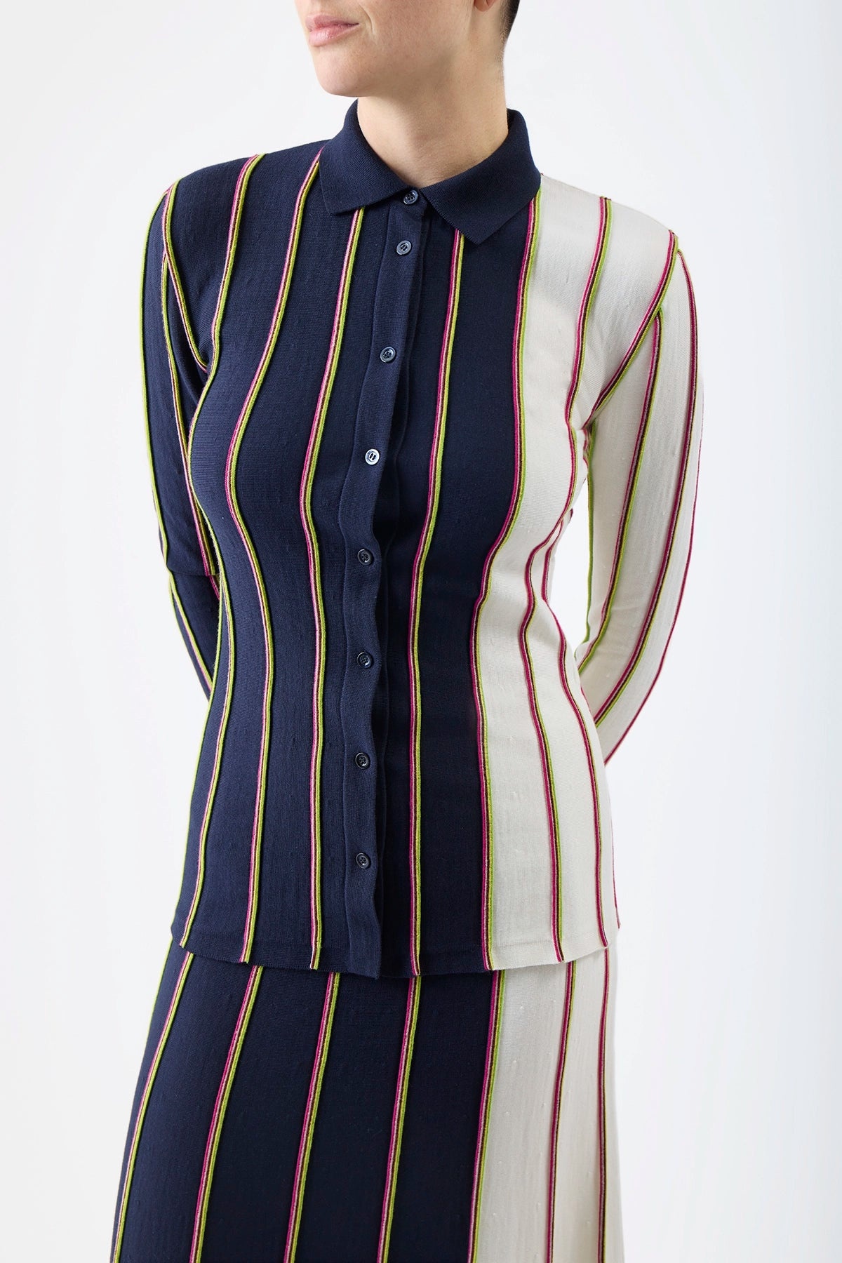 Tessa Shirt in Merino Wool - 6