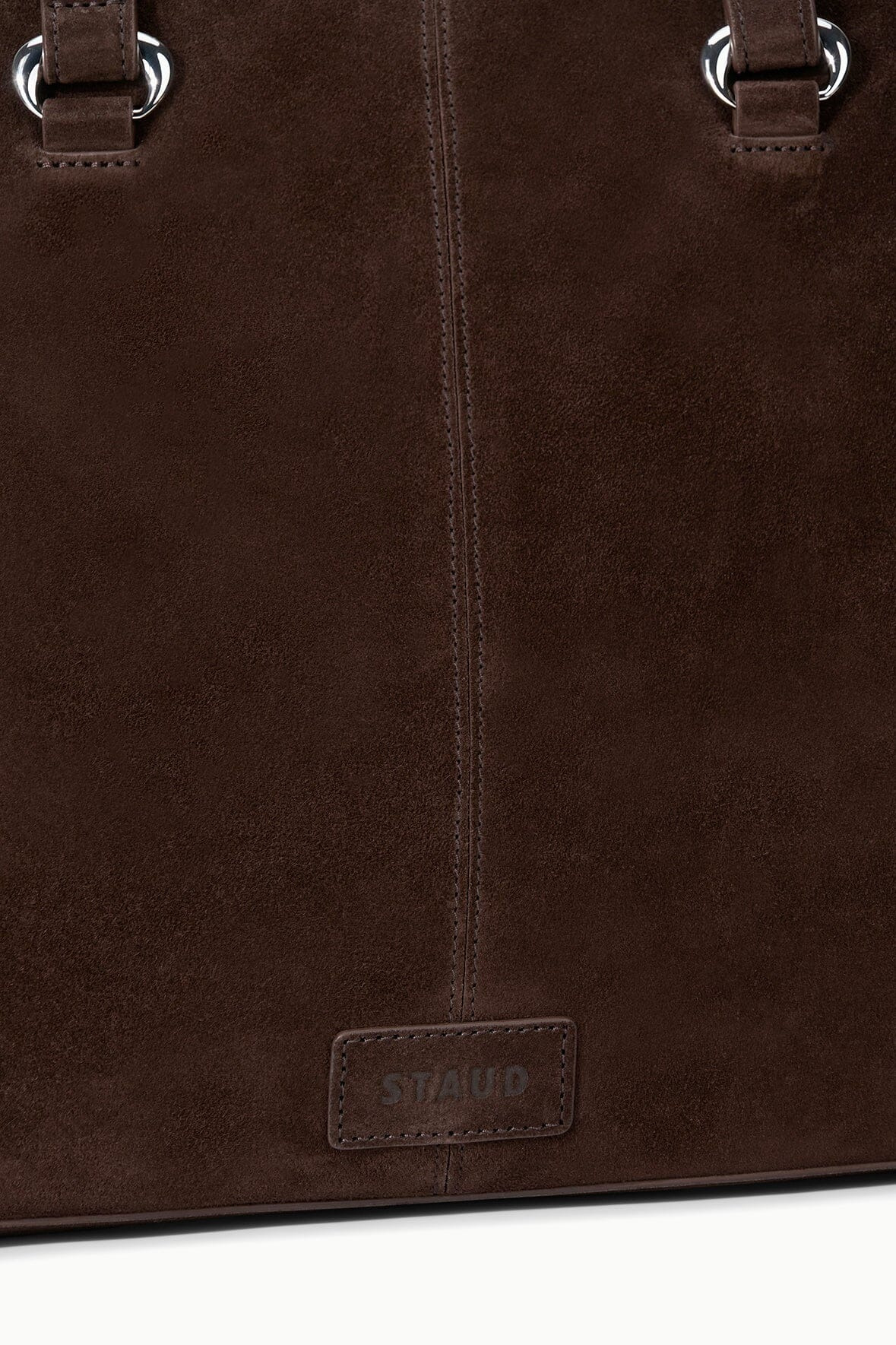 STAUD HESTER SATCHEL ESPRESSO SUEDE - 5