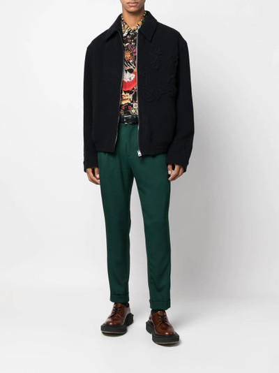 Etro mid-rise tapered trousers outlook