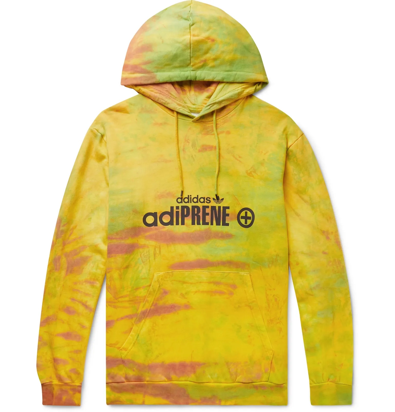 Logo-Print Tie-Dyed Cotton-Jersey Hoodie - 1