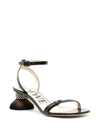 Loewe Petal 55mm leather sandals outlook