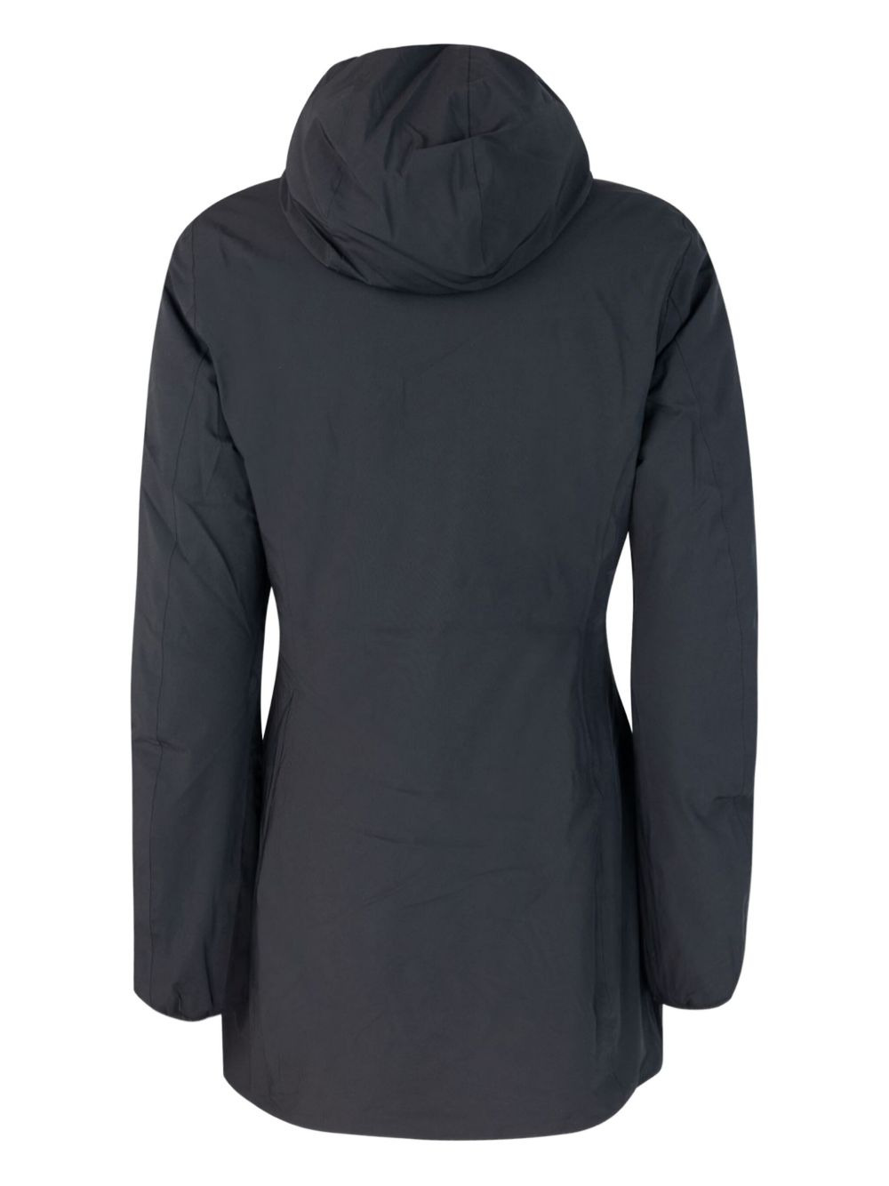 hooded zip-front coat - 2