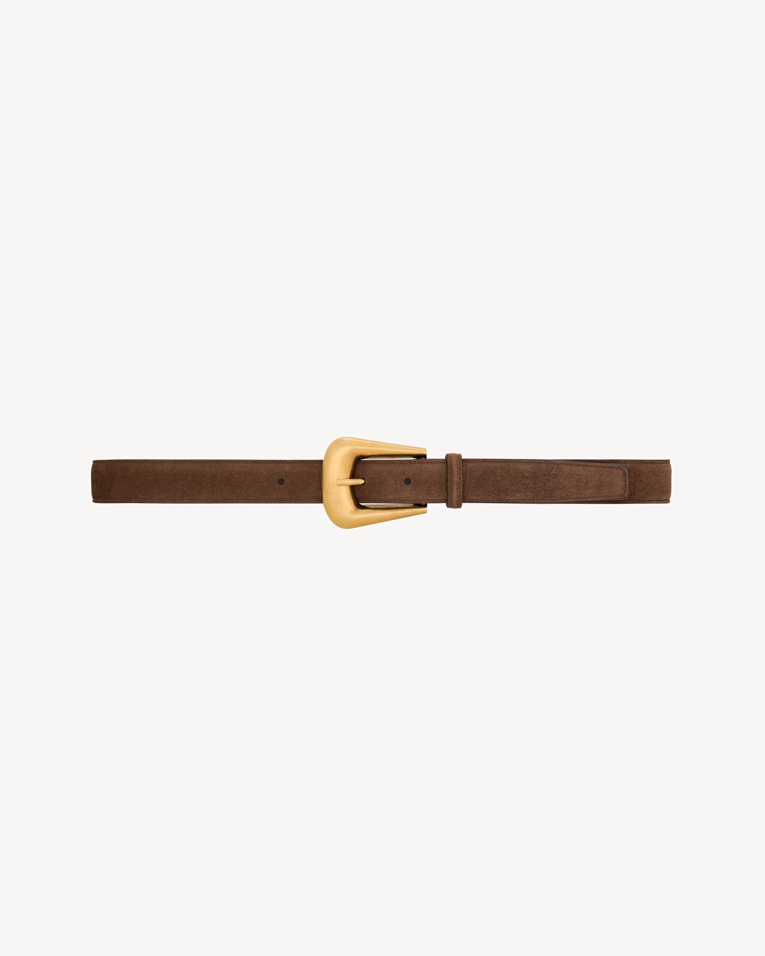 FOLK BUCKLE BELT IN SUEDE - 1