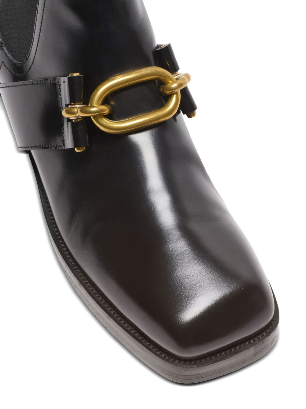 35mm chain-embellished chelsea boots - 4