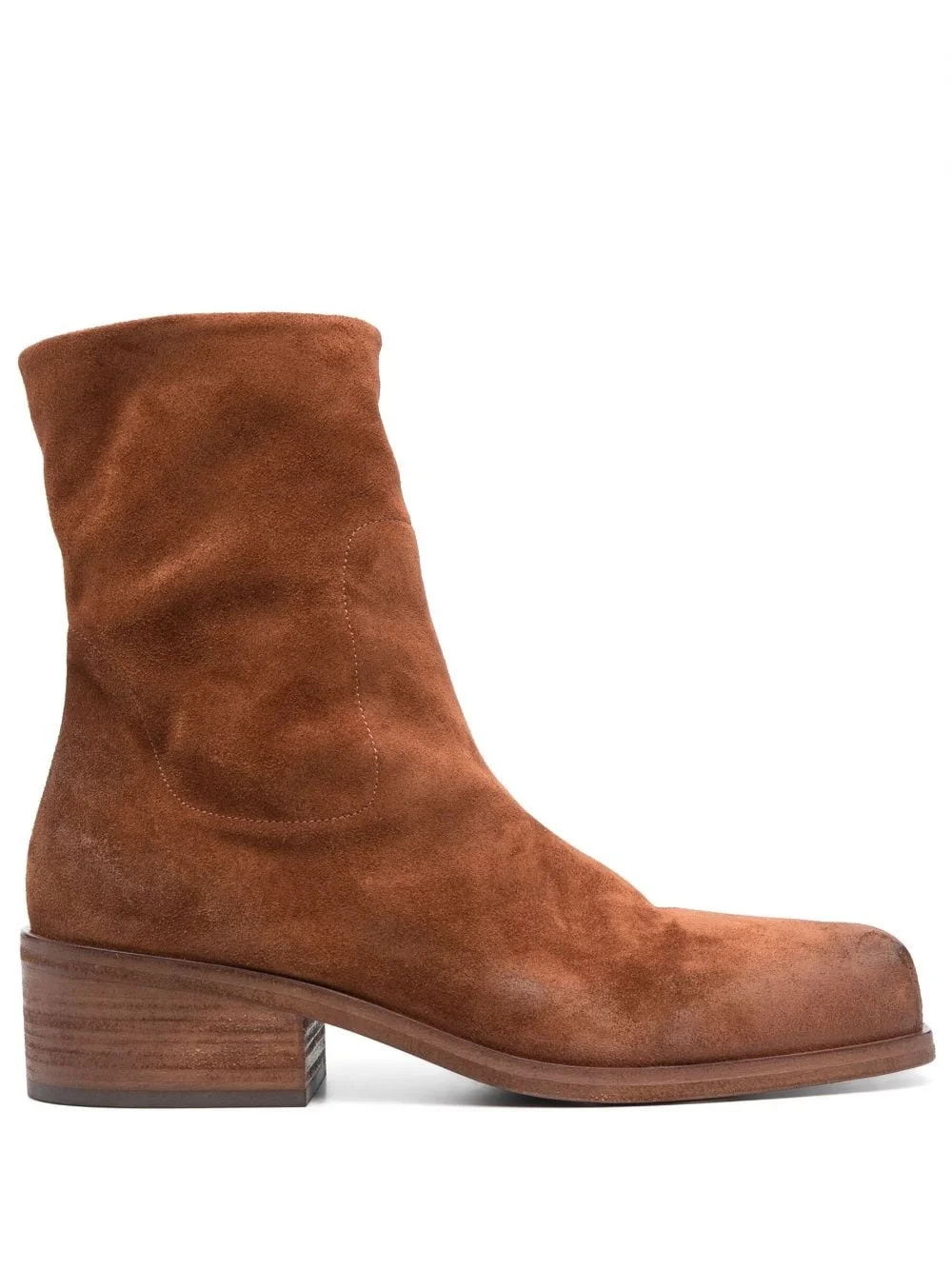 suede ankle-length boots - 1