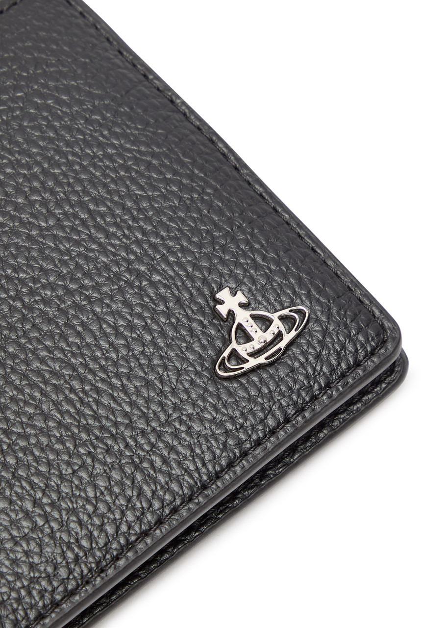 Vivienne Westwood Orb Pebbled Leather Wallet - 4