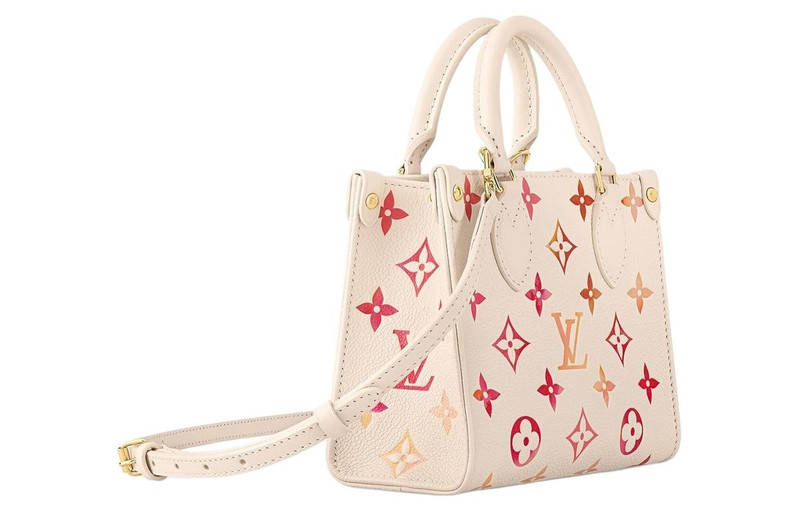 Louis Vuitton (WMNS) LOUIS VUITTON OnTheGo BB Monogram Empreinte Handbag 'Sunrise Aquarelle' M47115 outlook