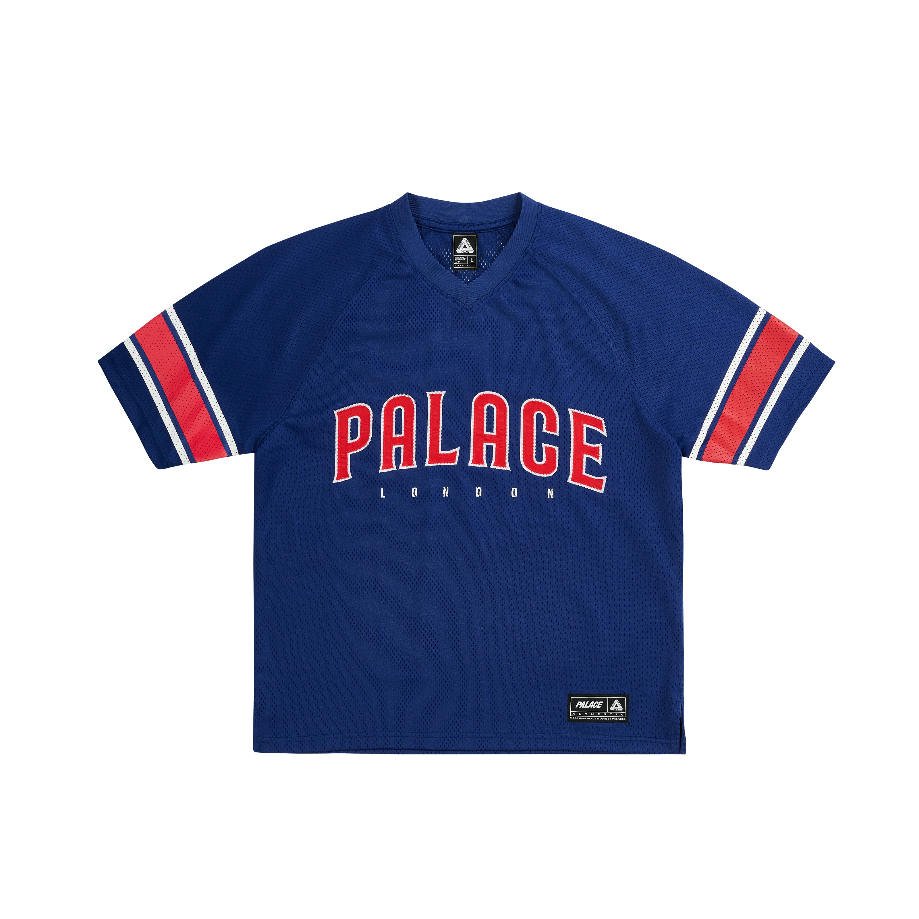 SATIN THE PARK MESH JERSEY NAVY - 1
