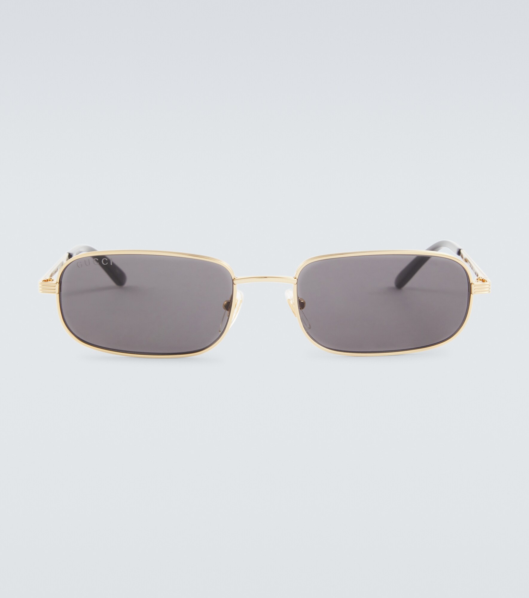 Logo rectangular sunglasses - 1