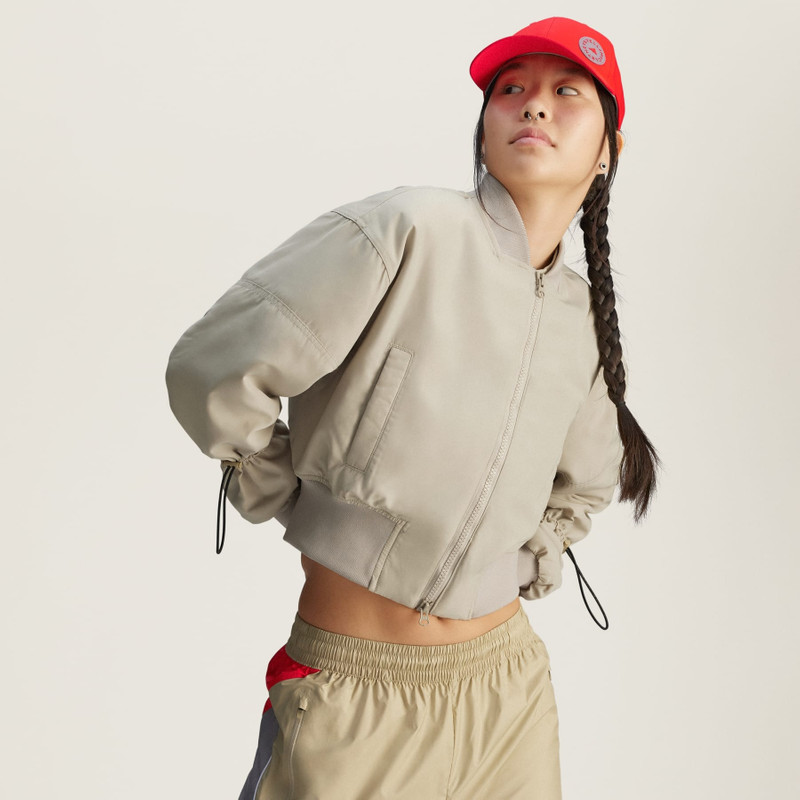 adidas adidas by Stella McCartney TrueNature Woven Bomber Cropped Jacket outlook