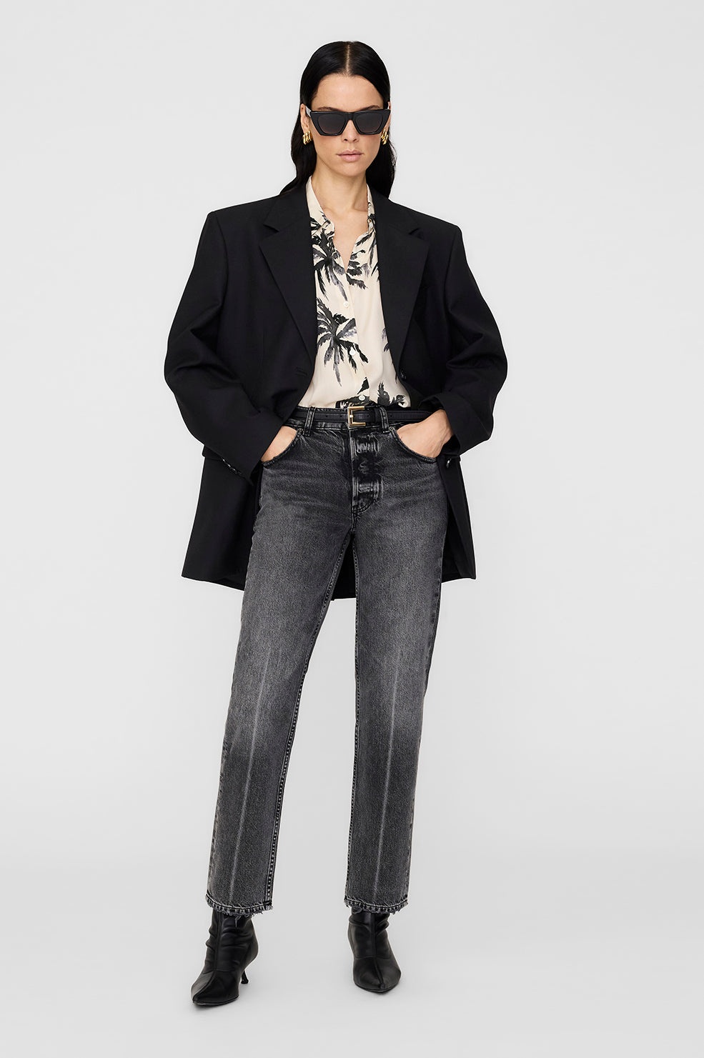 Tristan Shirt - Black Palm - 5