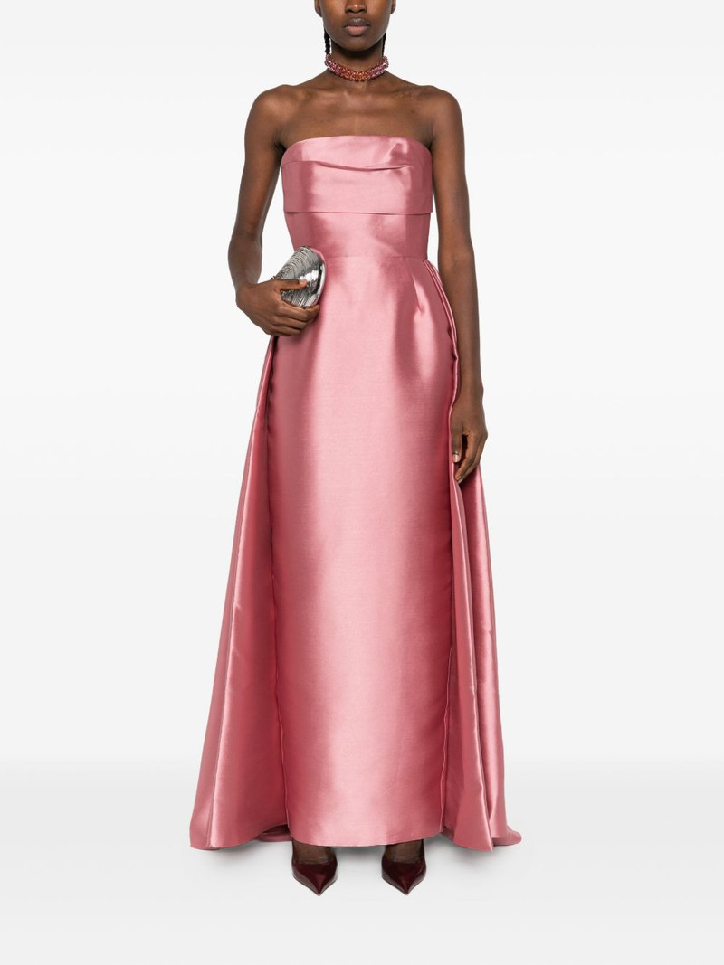 SOLACE LONDON Tiffany strapless maxi dress outlook