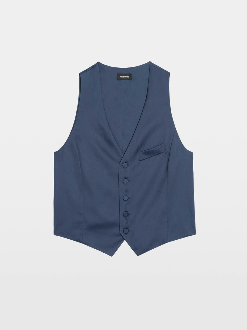 Emaux Satin Vest 1