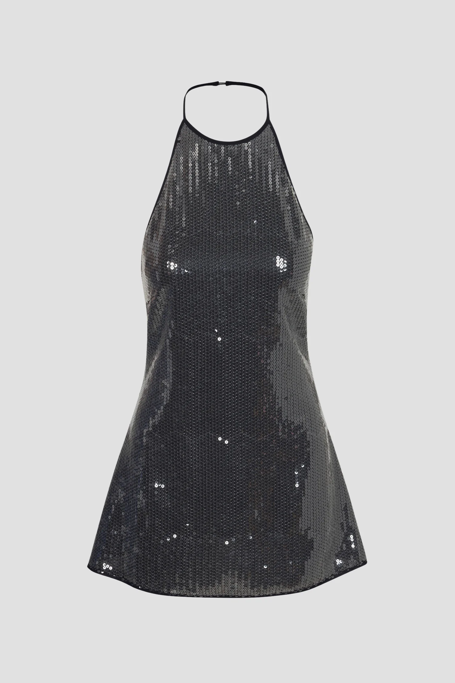 BIANCA DRESS - BLACK SEQUIN - 1