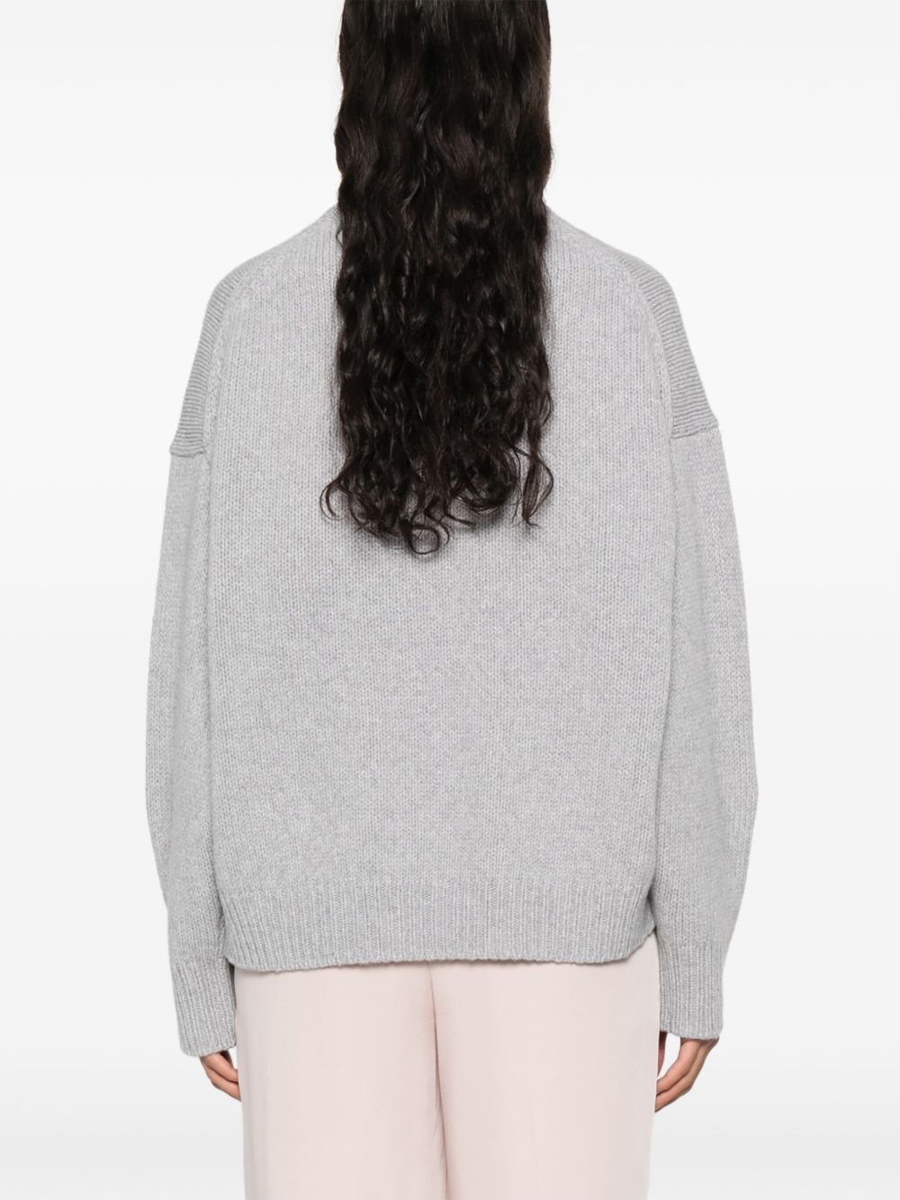 mélange-effect sweater - 4