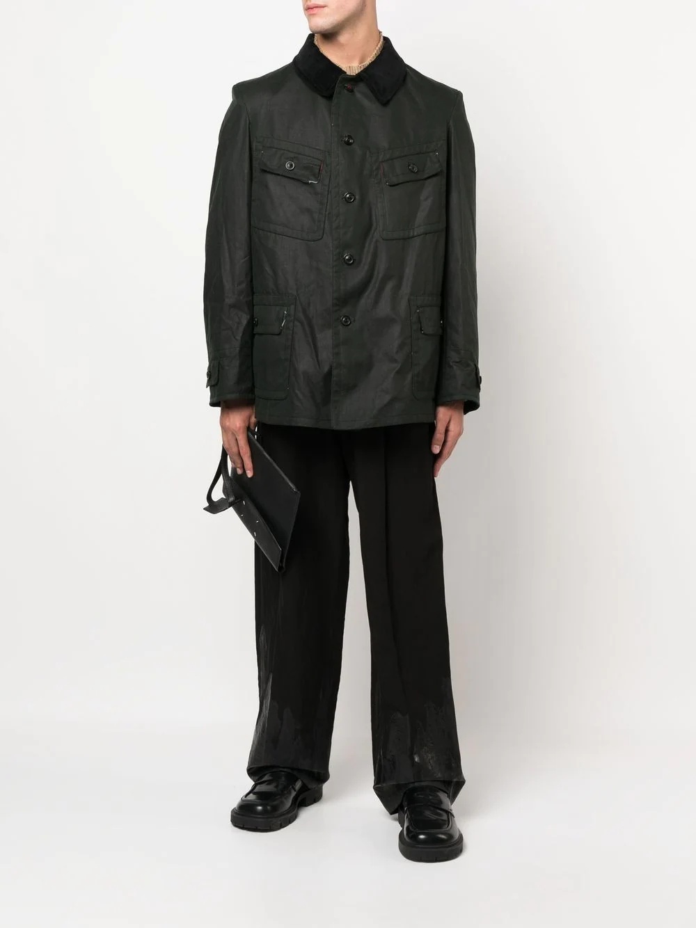 waxed cotton jacket - 2