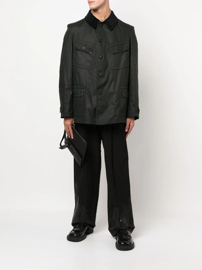 Maison Margiela coated waxed jacket outlook