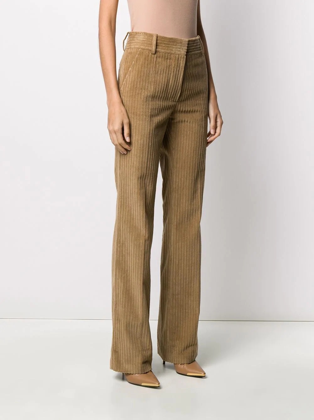 straight-leg corduroy trousers - 3