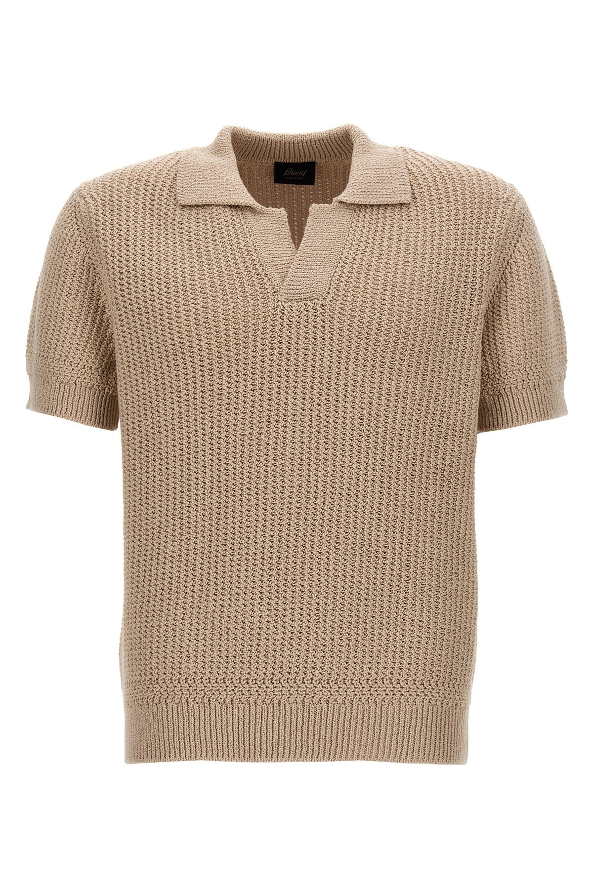 Knitted polo shirt - 1