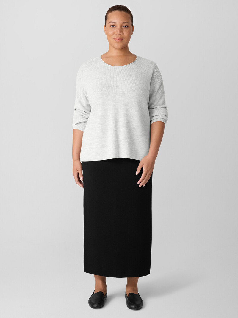 Merino Pencil Skirt in Regenerative Wool 6