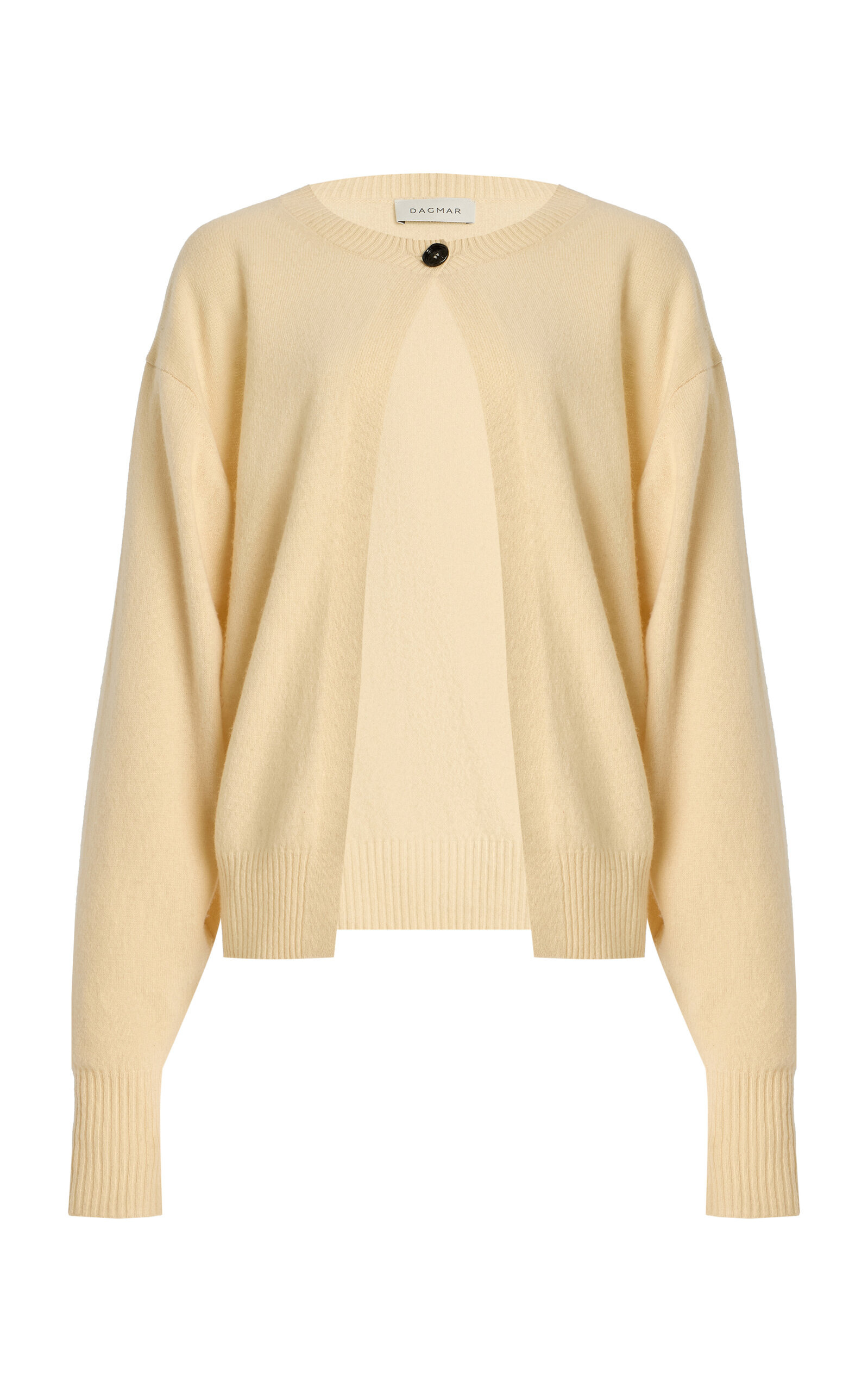 Wool-Cashmere Cardigan yellow - 1