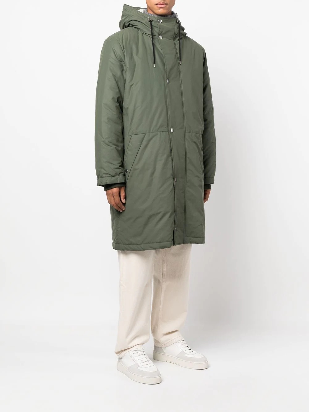 wool-blend parka - 3