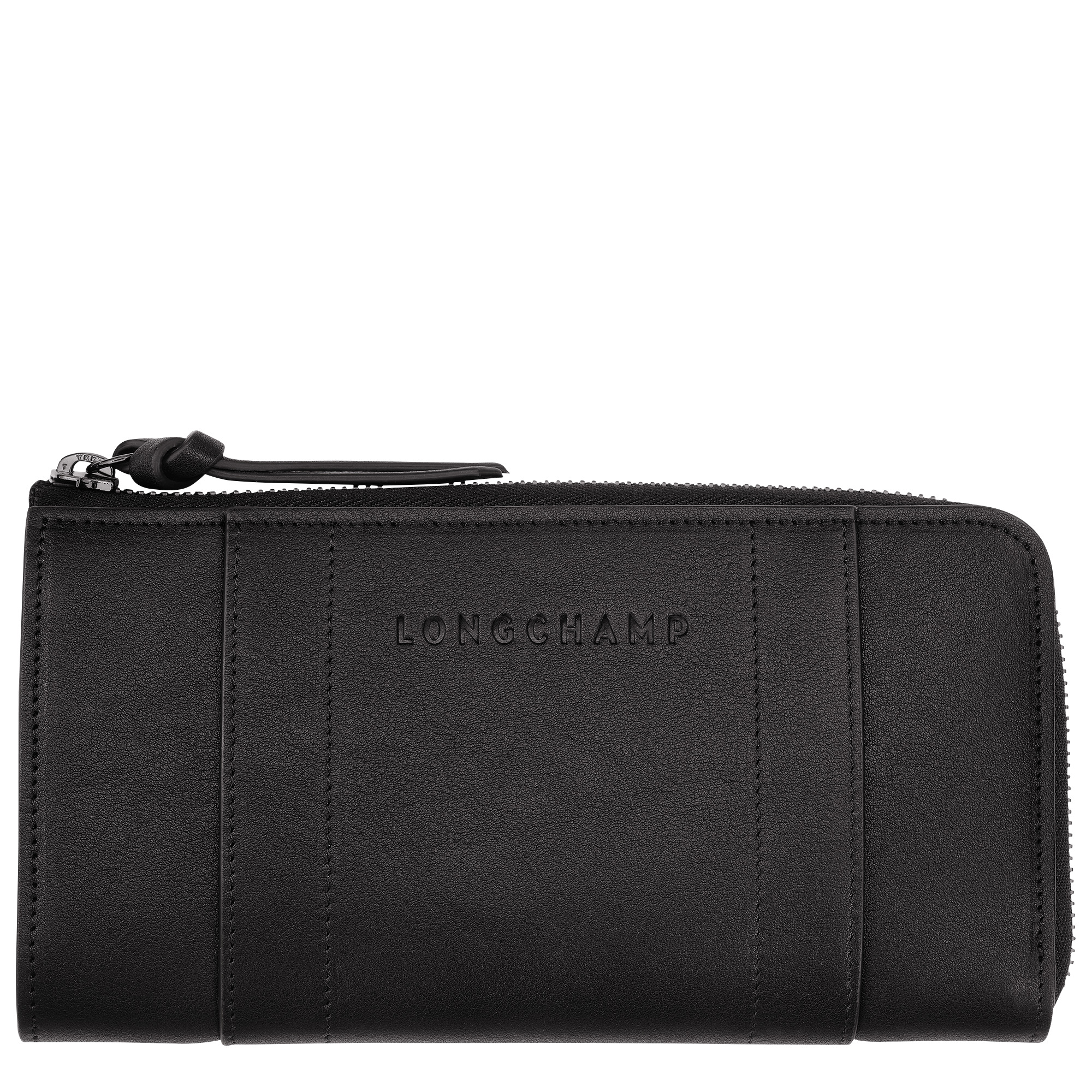 Longchamp 3D Zip around wallet Black - Leather - 1