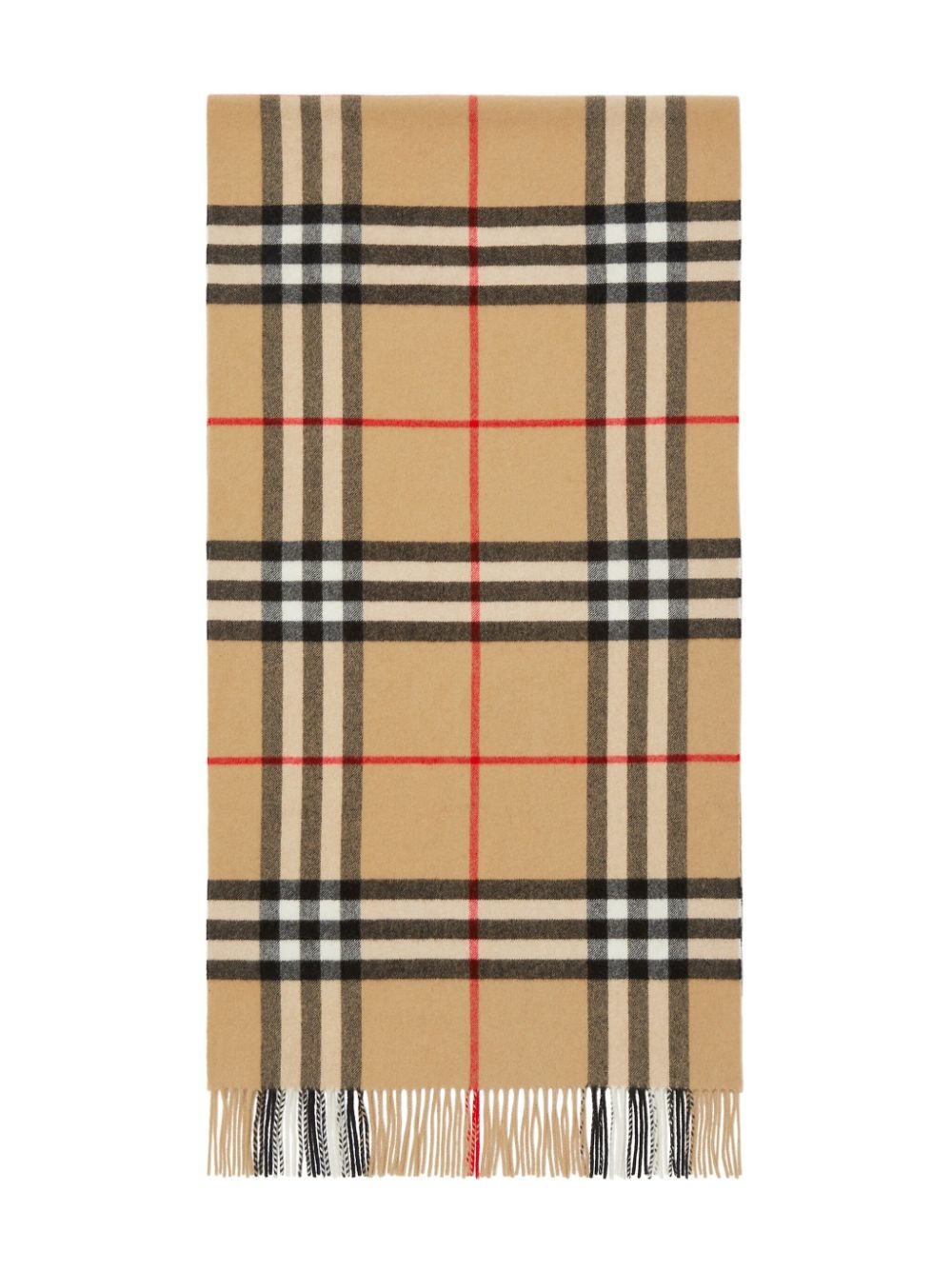 nova-check cashmere scarf - 2
