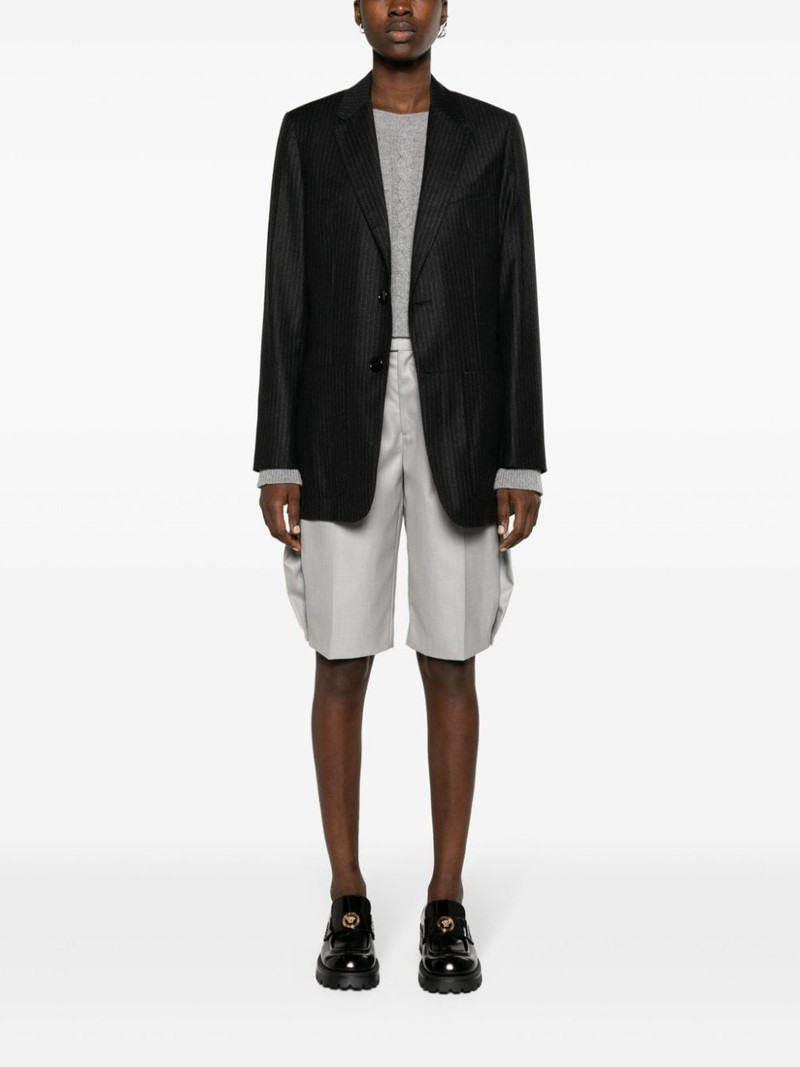 AMI Paris pinstripe-pattern wool blazer outlook