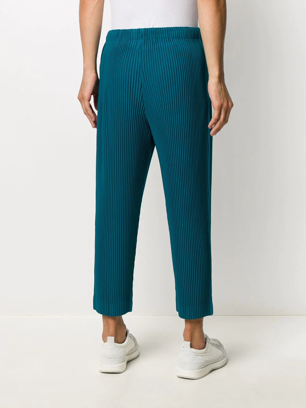 cropped pleated trousers - 4