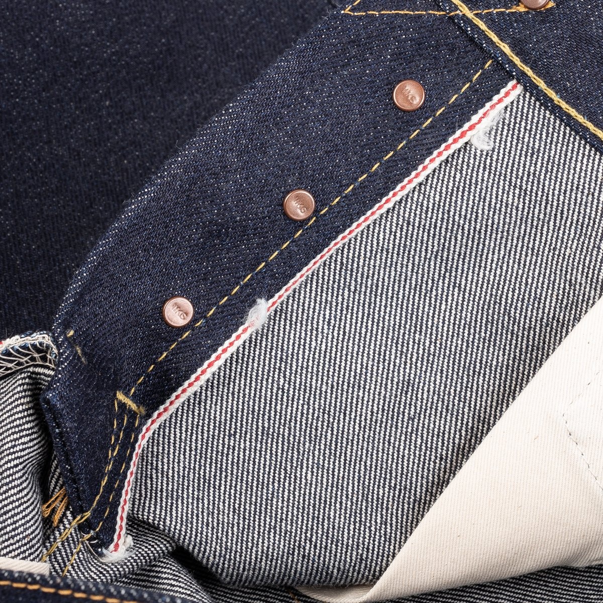 IH-634S-UHR 21/23oz Raw Selvedge Denim Straight Cut Jeans - Indigo - 12